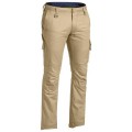 Bisley BPC6475_BCDR - 100% Cotton Khaki X Airflow Ripstop Engineered Cargo Work Pants